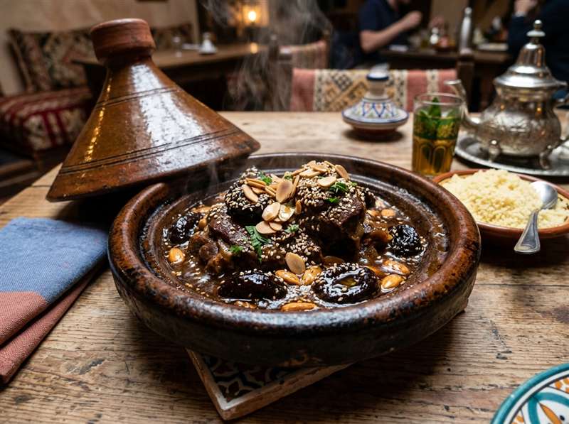Tajine Agneau Pruneaux